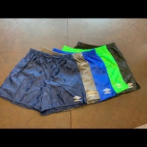 Lot of 5 EUC Boy’s Umbro Soccer Shorts - Medium